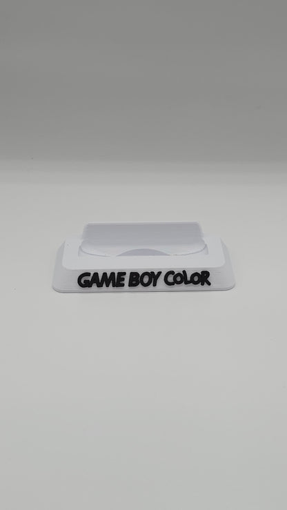 Multicolored 3D Printed Game Boy Color Display Stand | Nintendo Game Boy Color Compatible