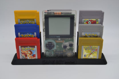 Nintendo Game Boy Pocket & 6 Game Display Stand