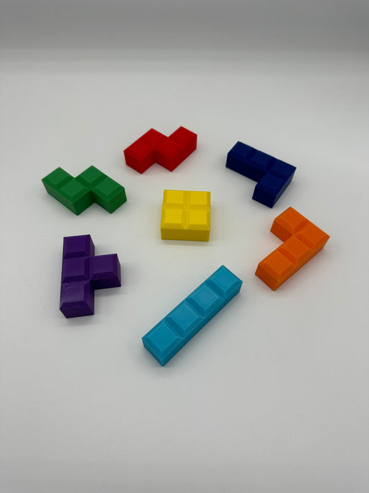 Classic Video Game Refrigerator Magnets! | Tetris Style | 3D Printed Magnets! | Multiple Colors