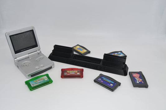 Stand for Game Boy Advance SP (GBASP) & 6 Games | Double Style Display Stand / Trophy Stand Custom (AGS)