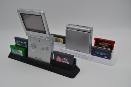 Stand for Game Boy Advance SP (GBASP) & 6 Games | Double Style Display Stand / Trophy Stand Custom (AGS)