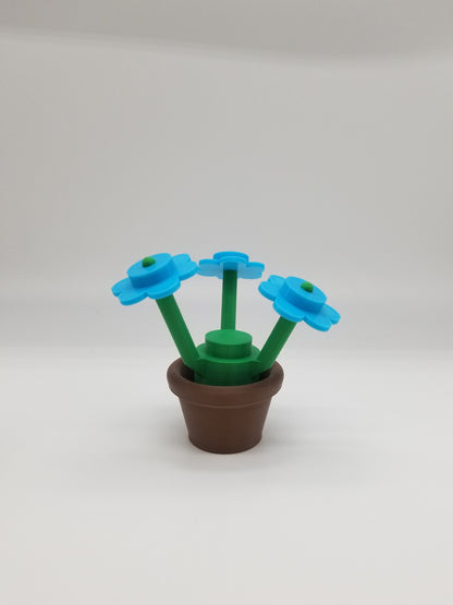 3D Printed Flowers Block Style