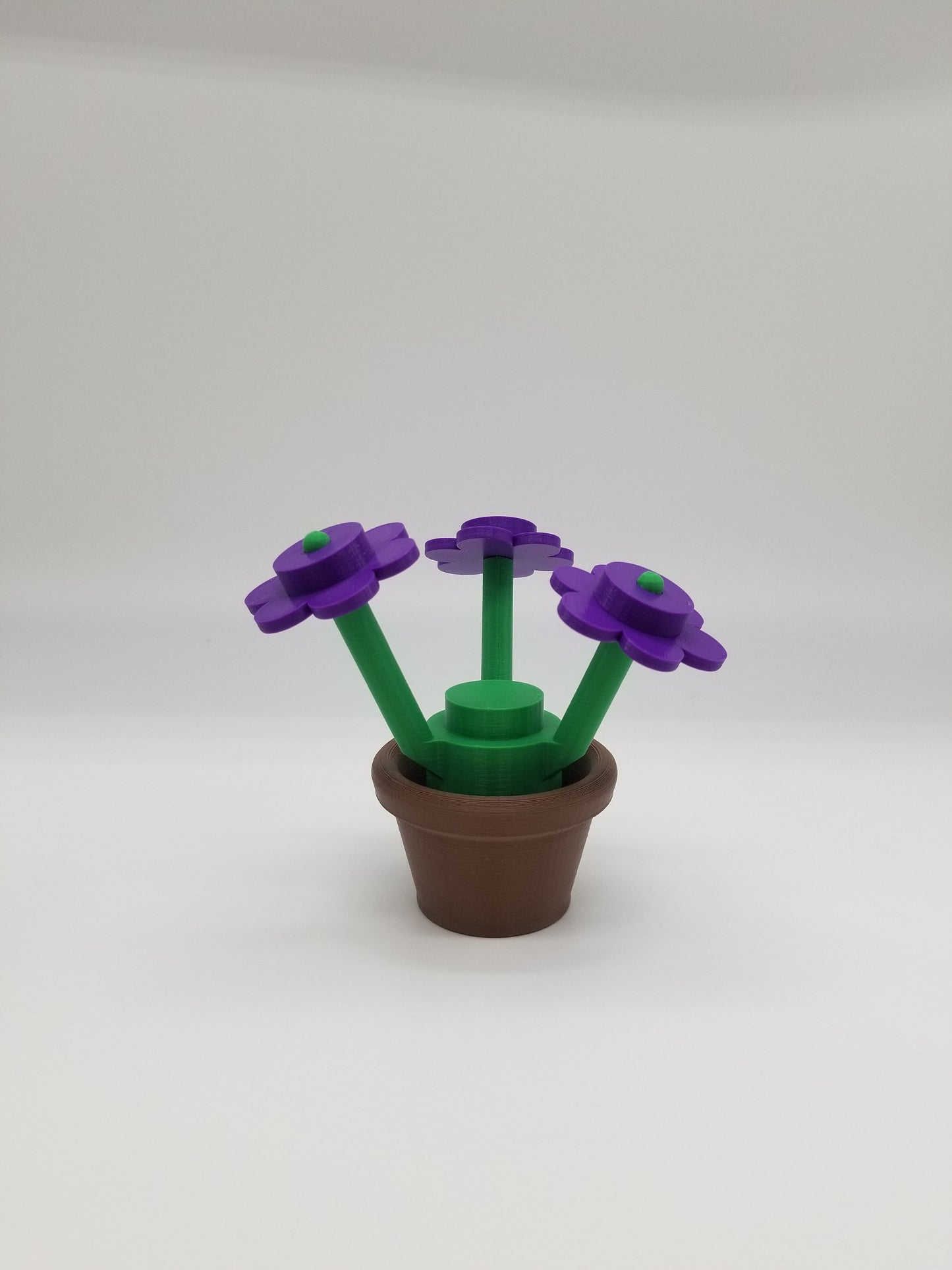 3D Printed Flowers Block Style