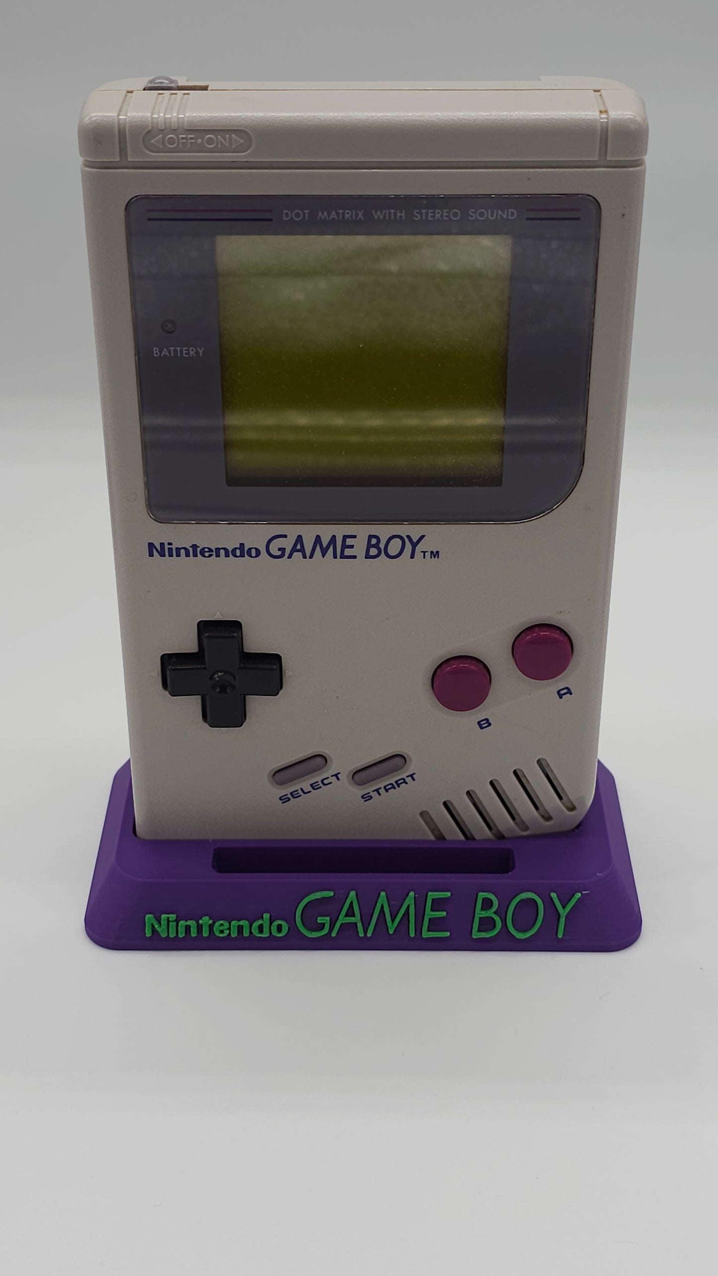 Multicolored 3D Printed Game Boy Display Stand | Nintendo Game Boy Compatible