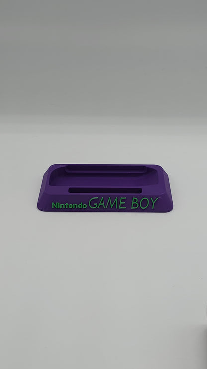Multicolored 3D Printed Game Boy Display Stand | Nintendo Game Boy Compatible