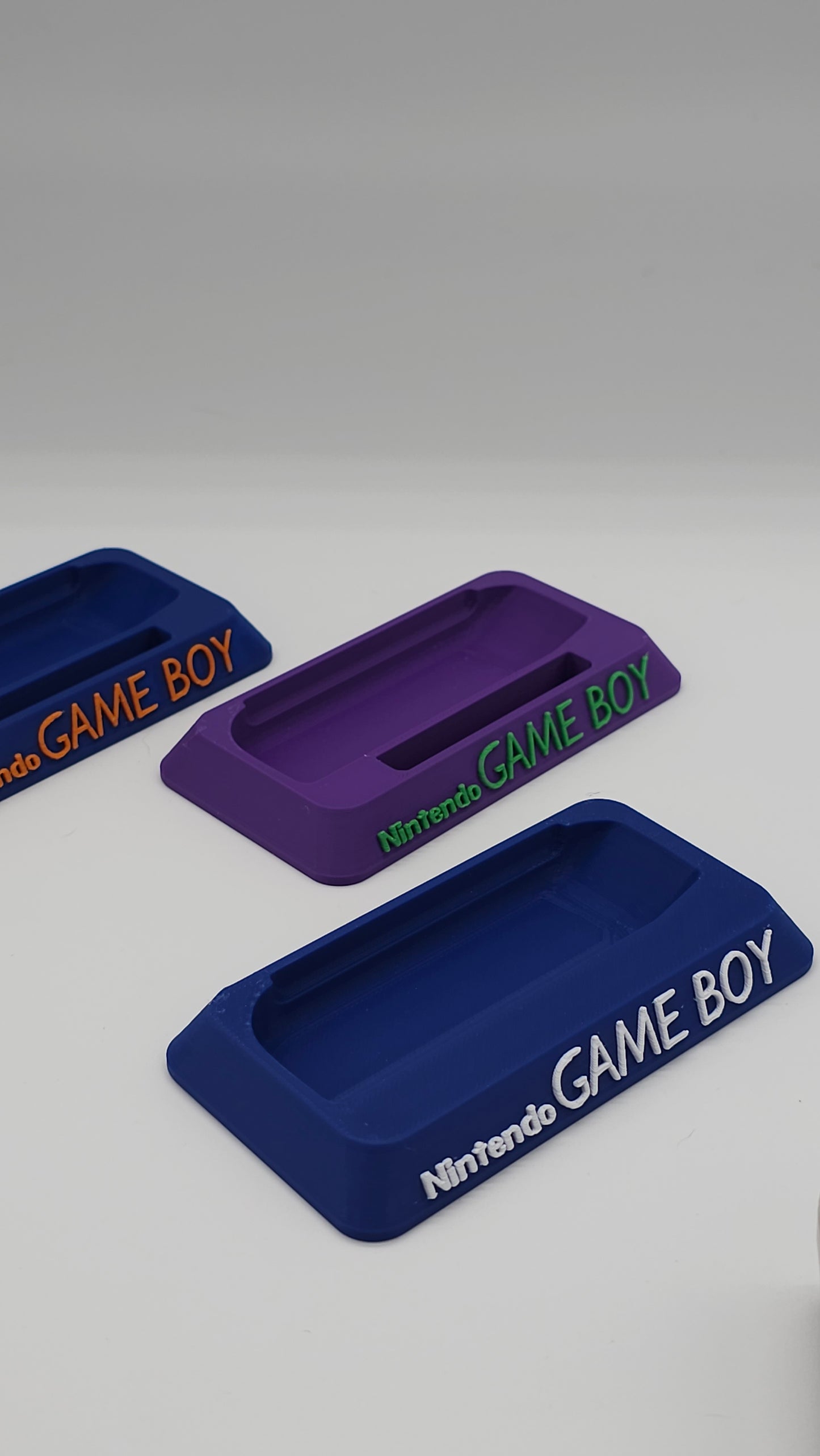 Multicolored 3D Printed Game Boy Display Stand | Nintendo Game Boy Compatible