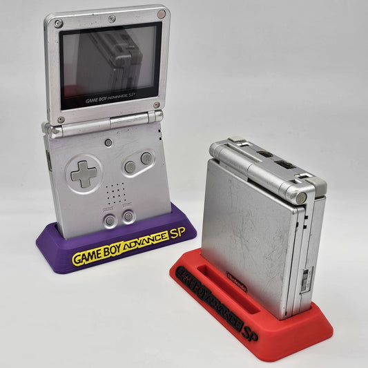 Multicolored 3D Printed Game Boy Advance SP Display Stand | Nintendo Game Boy Advance SP Compatible