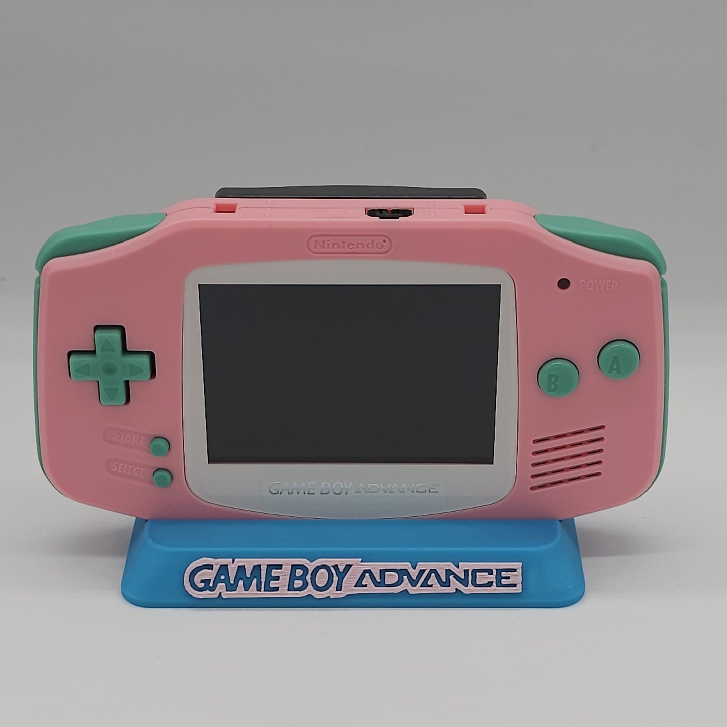 Multicolored 3D Printed Game Boy Advance Display Stand | Nintendo Game Boy Advance Compatible