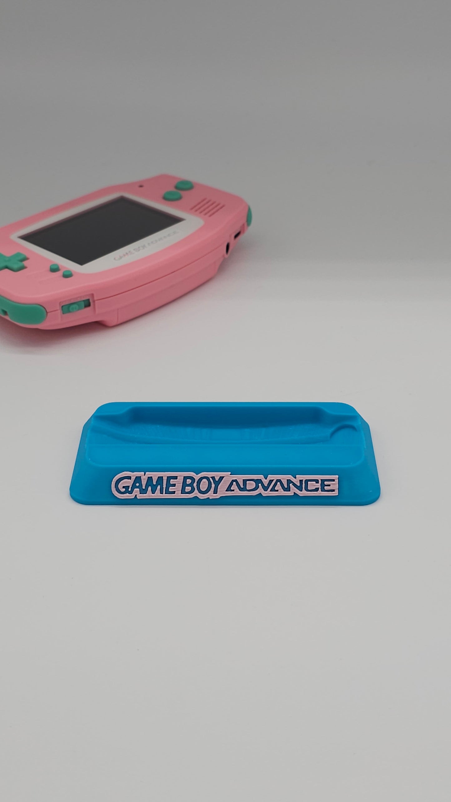 Multicolored 3D Printed Game Boy Advance Display Stand | Nintendo Game Boy Advance Compatible