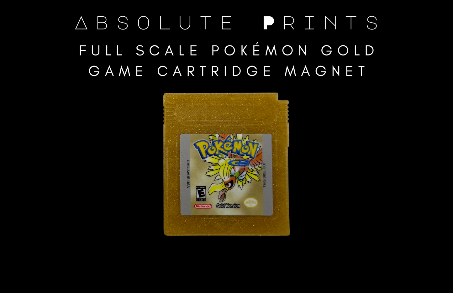 Pokémon Game Boy Cartridge Refrigerator Magnet | 1:1 Full Scale