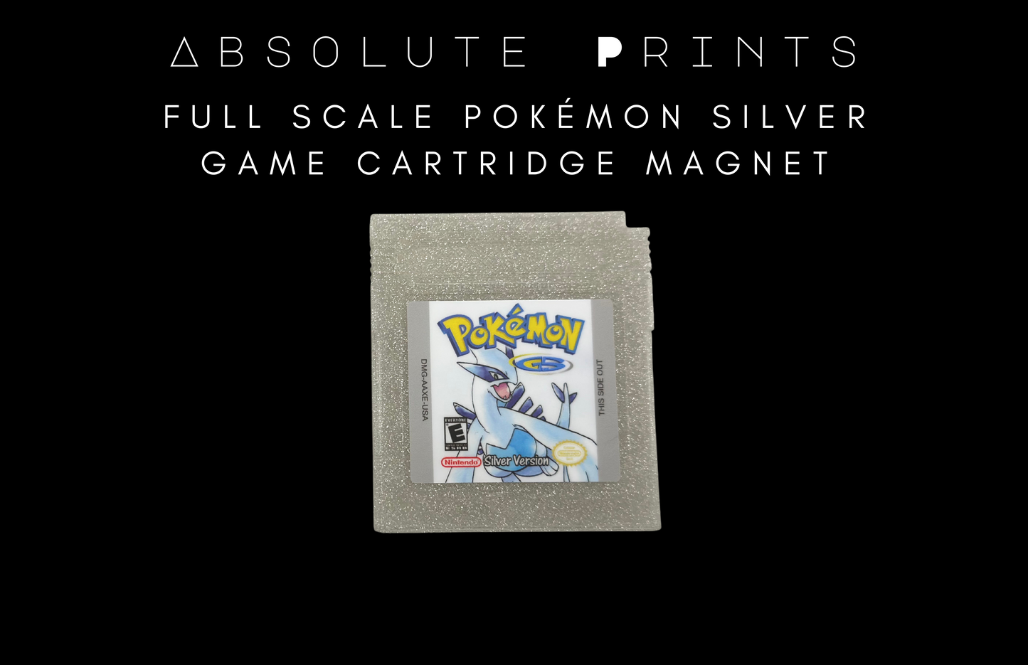 Gen 1 & Gen 2 Full Set of Pokémon Game Boy Cartridge Refrigerator Magnets | 1:1 Full Scale