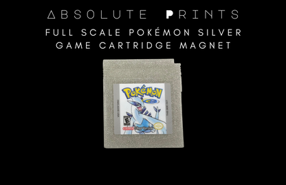 Gen 1 & Gen 2 Full Set of Pokémon Game Boy Cartridge Refrigerator Magnets | 1:1 Full Scale