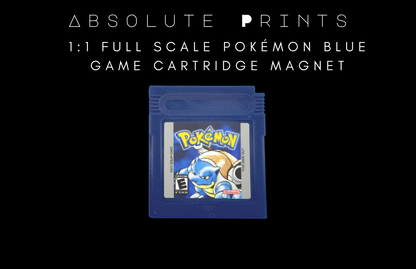 Pokémon Game Boy Cartridge Refrigerator Magnet | 1:1 Full Scale