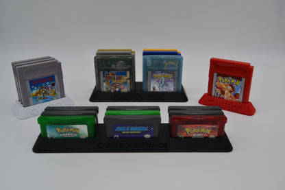 Game Boy Cartridge Display Stand | DMG, GBC, GBA Cartridge Compatible | Multiple Versions